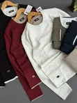 Men's Textured Waffle-Knit Crewneck Long-Sleeve T-Shirt - 2