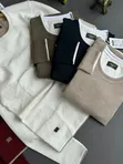 Men's Textured Waffle-Knit Crewneck Long-Sleeve T-Shirt - 4