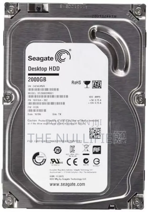 Seagate Barracuda 2TB HDD - 1