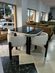 SofaSofa Square Dining Set - Gray - 2