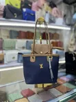 Dark Brown Louis Vuitton-Style Tote Bag - 2