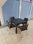 Dining Plastic Table and Chairs for Garden and Parties - 2