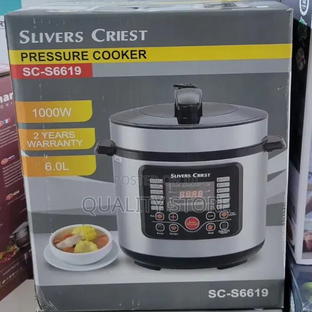 Slivers Crest Electric Pressure Cooker 6L - 1