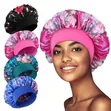 Satin Wide Band Bonnet Protective Hair & Sleep Cap - 1