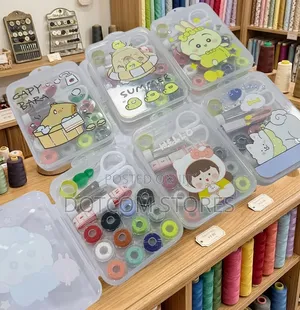 Cartoon-Themed Portable Kids Sewing Kit