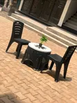 Brand New Heavy-Duty Plastic Dining Table and 4 Chairs - 2