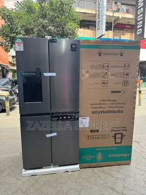 Hisense 610L 4-Door Refrigerator - Silver