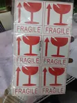 Fragile Shipping and Warning Stickers - 2