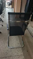 Mesh Office Chair with Fixed Armrests - 2