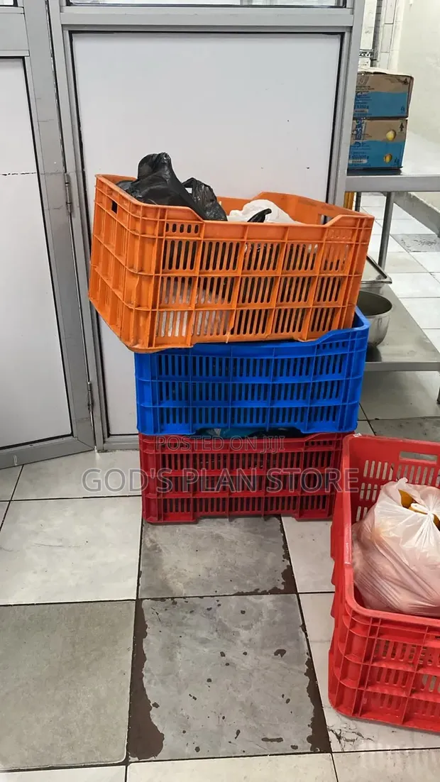 Multi-Use Plastic Storage Crates - 1