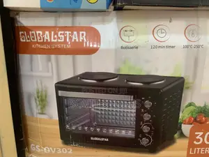 Global Star Electric Oven with 2 Hot Plates