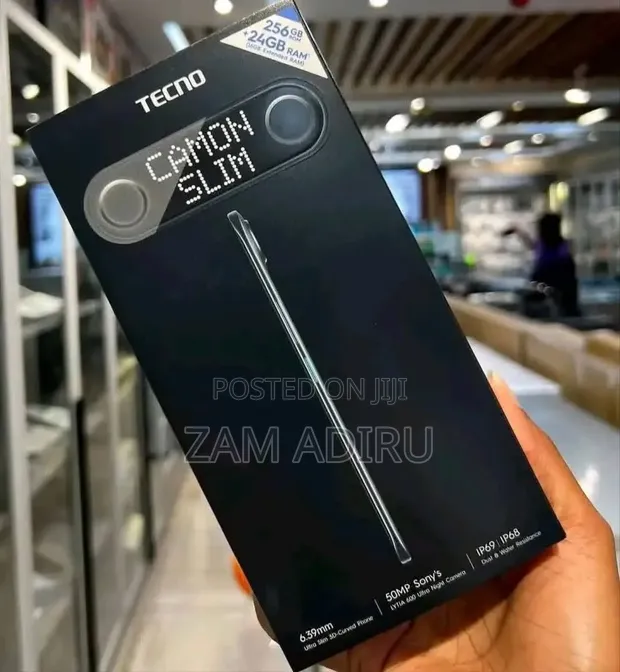 New Tecno Camon Slim 256GB Black - 1