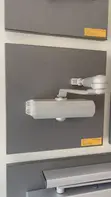 Heavy-Duty Door Closer - Silver - 90° Hold Open - 4