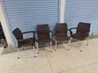 Brand New World Industries Plastic Dining Chairs (Brown) - 2