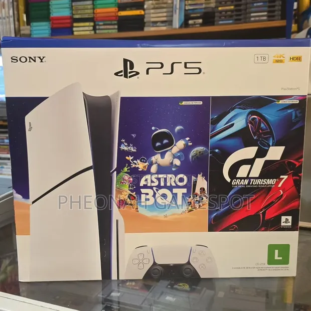 Brand New PlayStation 5 Slim Disc Edition - Fortnite Edition, 1TB SSD - 1