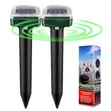 2-Piece Ultrasonic Animal Repeller with Sensor - 2