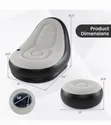Deluxe Inflatable Lounge Chair & Ottoman Set - 2