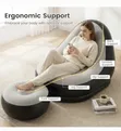 Deluxe Inflatable Lounge Chair & Ottoman Set - 3