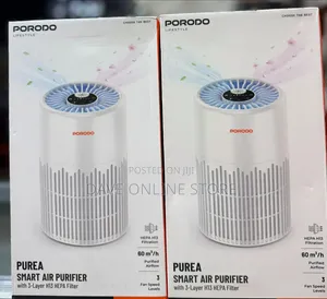 Porodo Purea Smart Air Purifier with H13 HEPA Filter