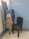 All Mesh Plastic Dining Chairs (Brand New) - 2