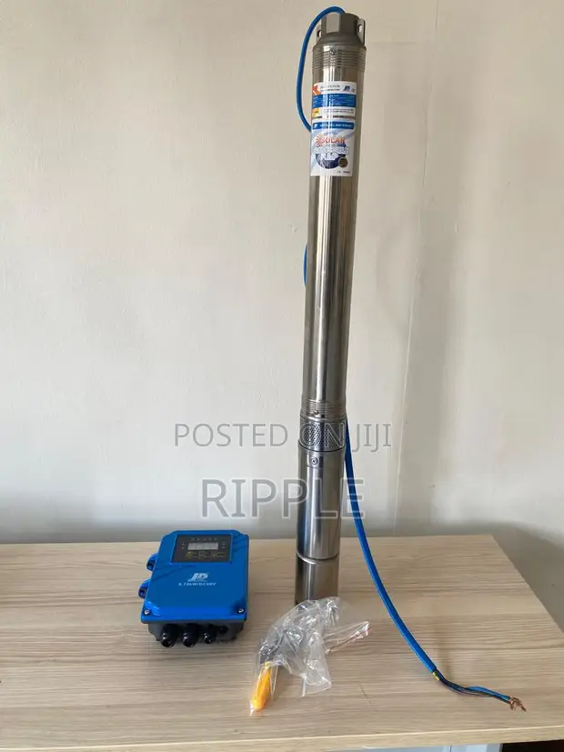 750W Solar Borehole Pump, 69m Head, 4500L/H, 96V - 1