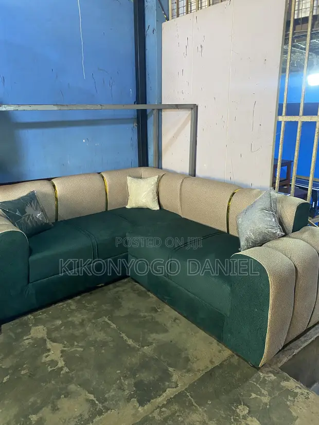Brand New 5 Seater L-Shaped Sofa - 1