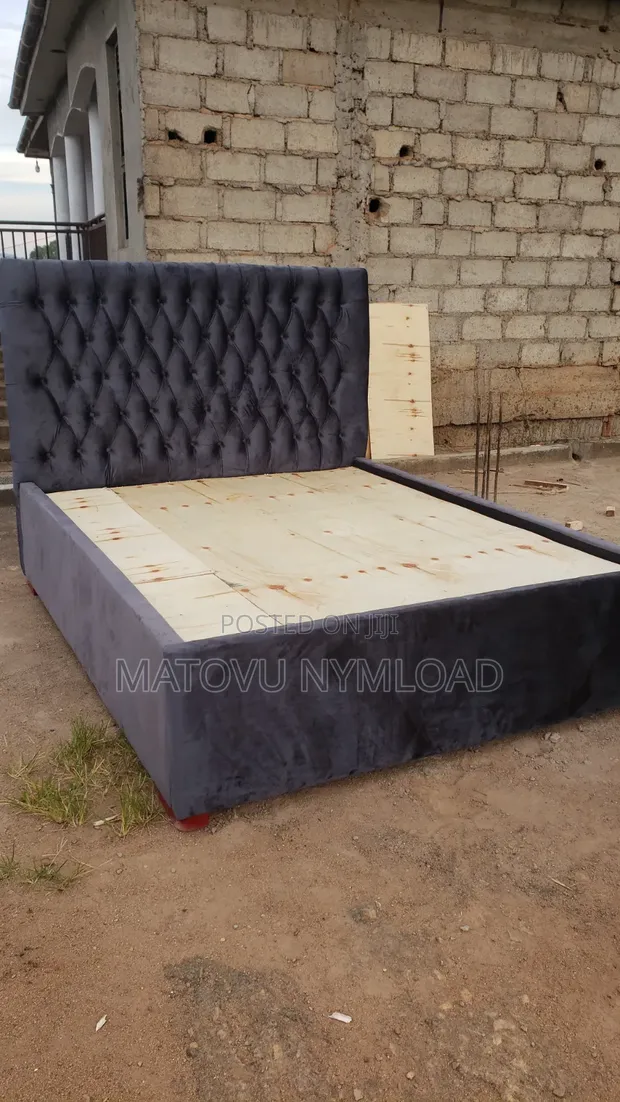 Gray 5x6 Bed Frame - 1