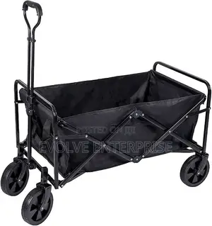 Collapsible Garden Wagon Cart with 360° Steering Wheel