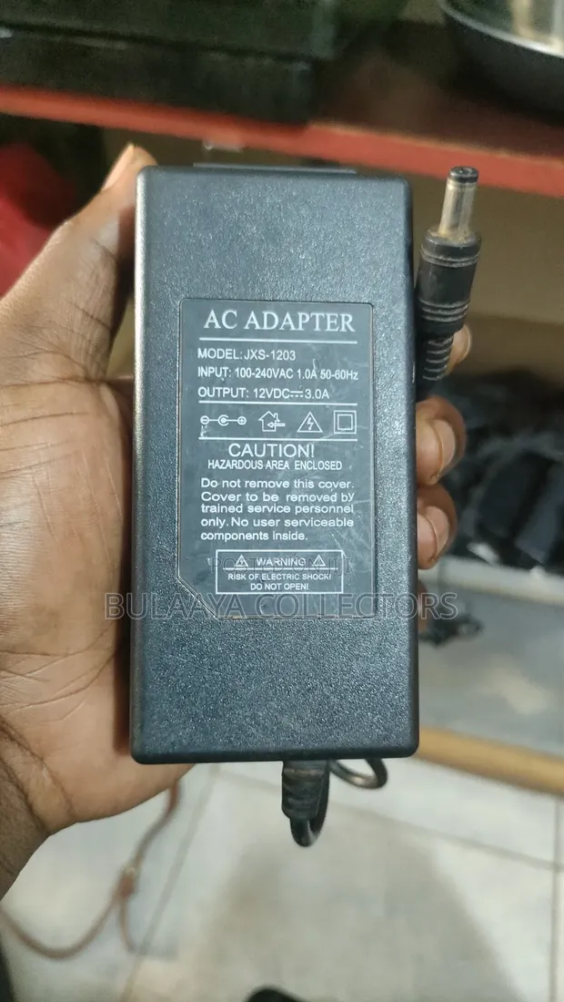 JXS-1203 AC/DC Power Adapter, 12V 3A - 1