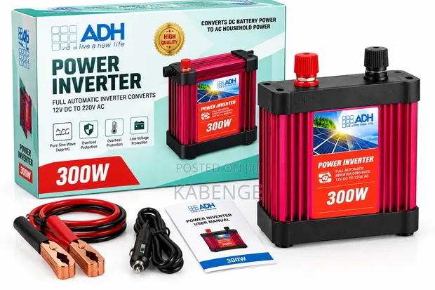 ADH 300W Full Automatic Power Inverter (12V DC to 220V AC) - 1