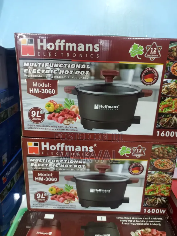 Hoffmans 9L Multifunctional Electric Hot Pot (HM-3060) - 1