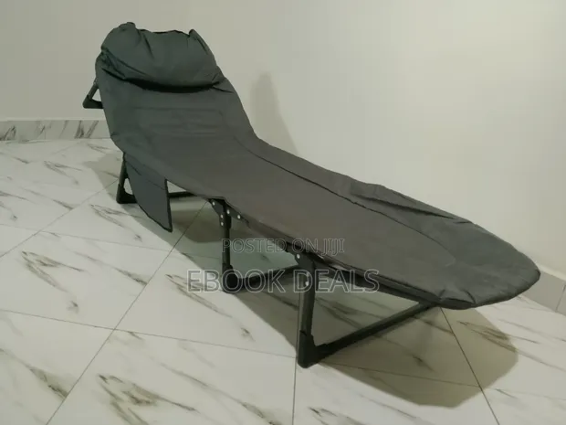 Folding Camping Bed - Single Portable Recliner - 1