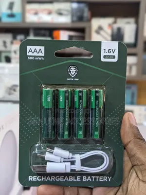 Green Lion AAA 4-Pack USB-C Rechargeable Batteries