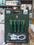 Green Lion AAA 4-Pack USB-C Rechargeable Batteries - 1