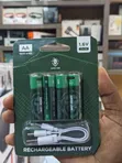 Green Lion AA USB-C Rechargeable Batteries (4 Pack) - 1