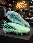 Adidas F50 Laceless Football Boots - White/Orange/Blue - 2