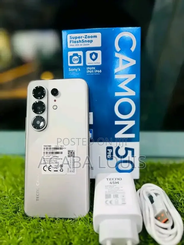 New Tecno Camon 50 Pro 256GB Gold - 1