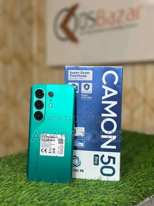 New Tecno Camon 50 Pro 256GB Green - 1