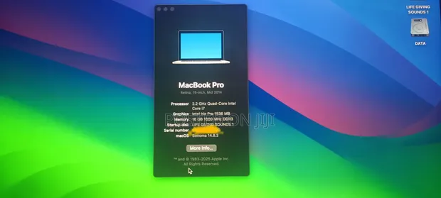 Apple MacBook Pro 16GB Intel Core i7 SSD 1TB - 1