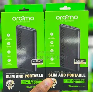 Oraimo Toast 10 / Toast 10 Play (OPB-P118D) 10,000mAh Power Bank