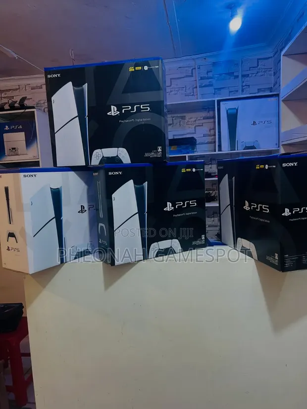 PlayStation 5 Slim Console - Digital & Disc Editions Available - 1