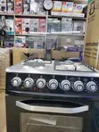 Sony 60x60 Gas Cooker - 3 Gas Burners, 1 Hot Plate, Self-Ignition - 4