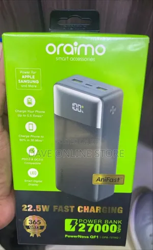 Oraimo PowerNova QF1 (OPB-7270Q) 27000mAh Power Bank