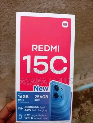 New Xiaomi Redmi 15C 4G 256GB Black