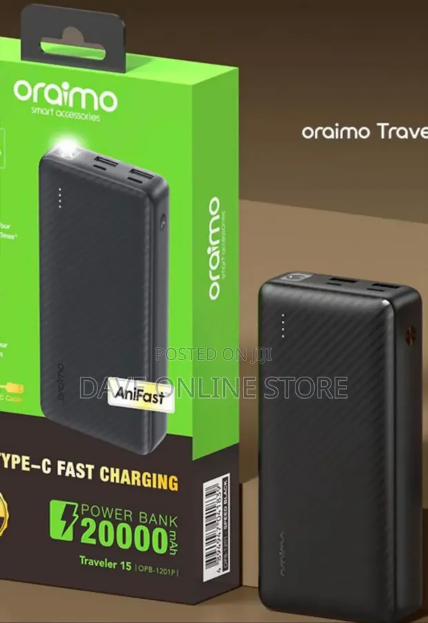 Oraimo Traveler 15 20,000mAh Power Bank - 1