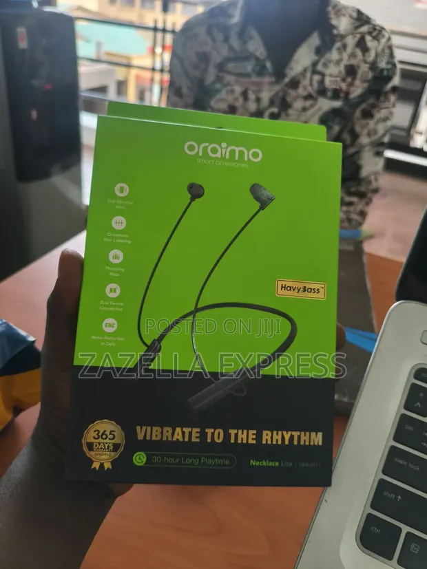 Oraimo Necklace Lite Original Bluetooth Earphones - 1