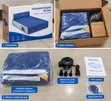 Brand New Double Air Bed with Headboard & Pump - 2