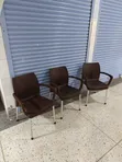 Aluminium Stand Plastic Chairs - 2