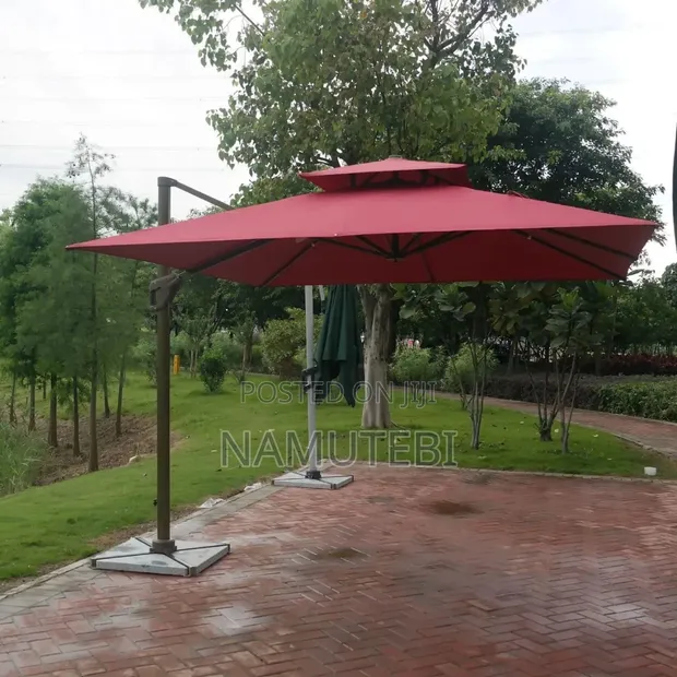 Adjustable Canvas Umbrella - 3 Sq Meters - 1