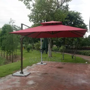 Adjustable Canvas Umbrella - 3 Sq Meters